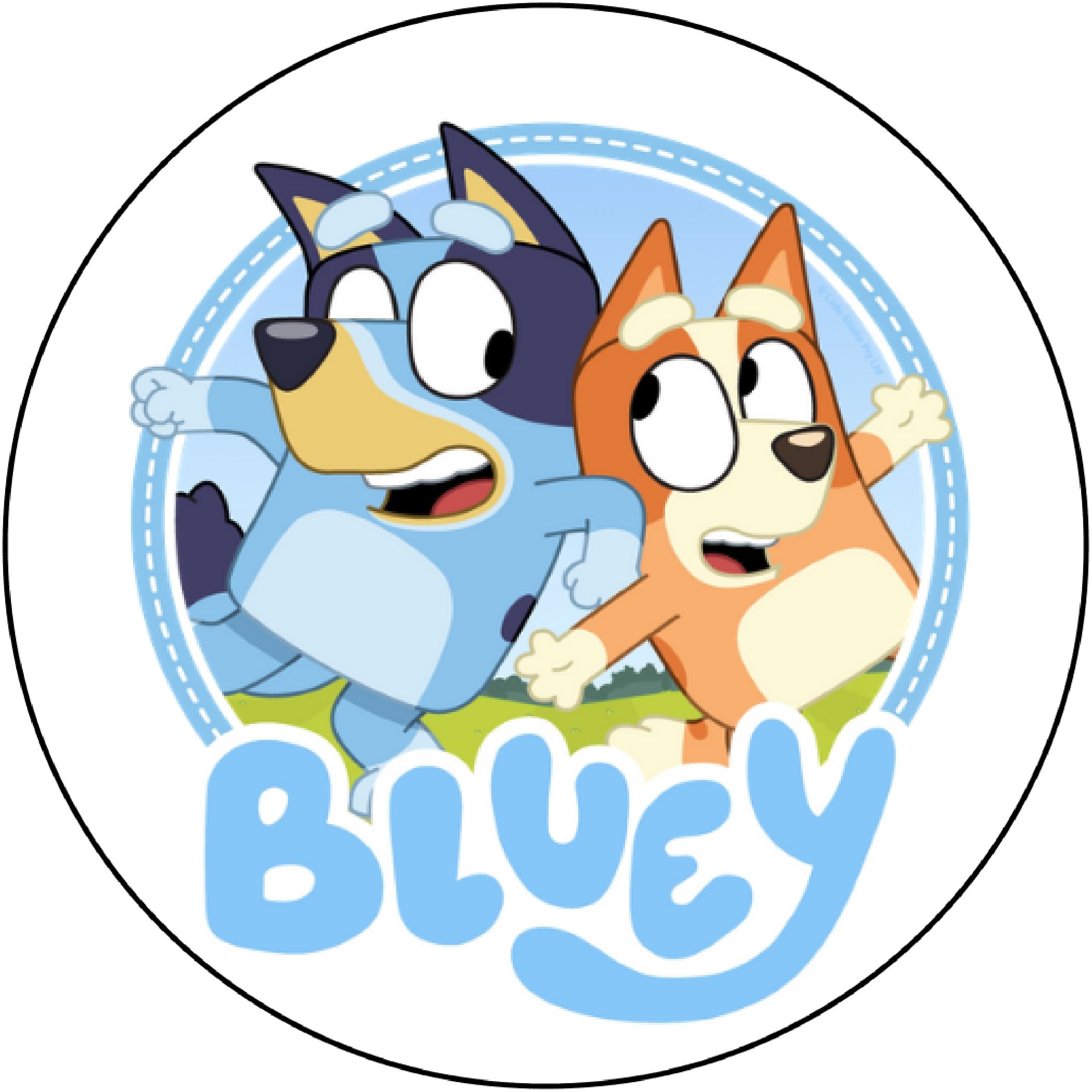 Bluey - Edible Icing Image - various sizes - high quality  