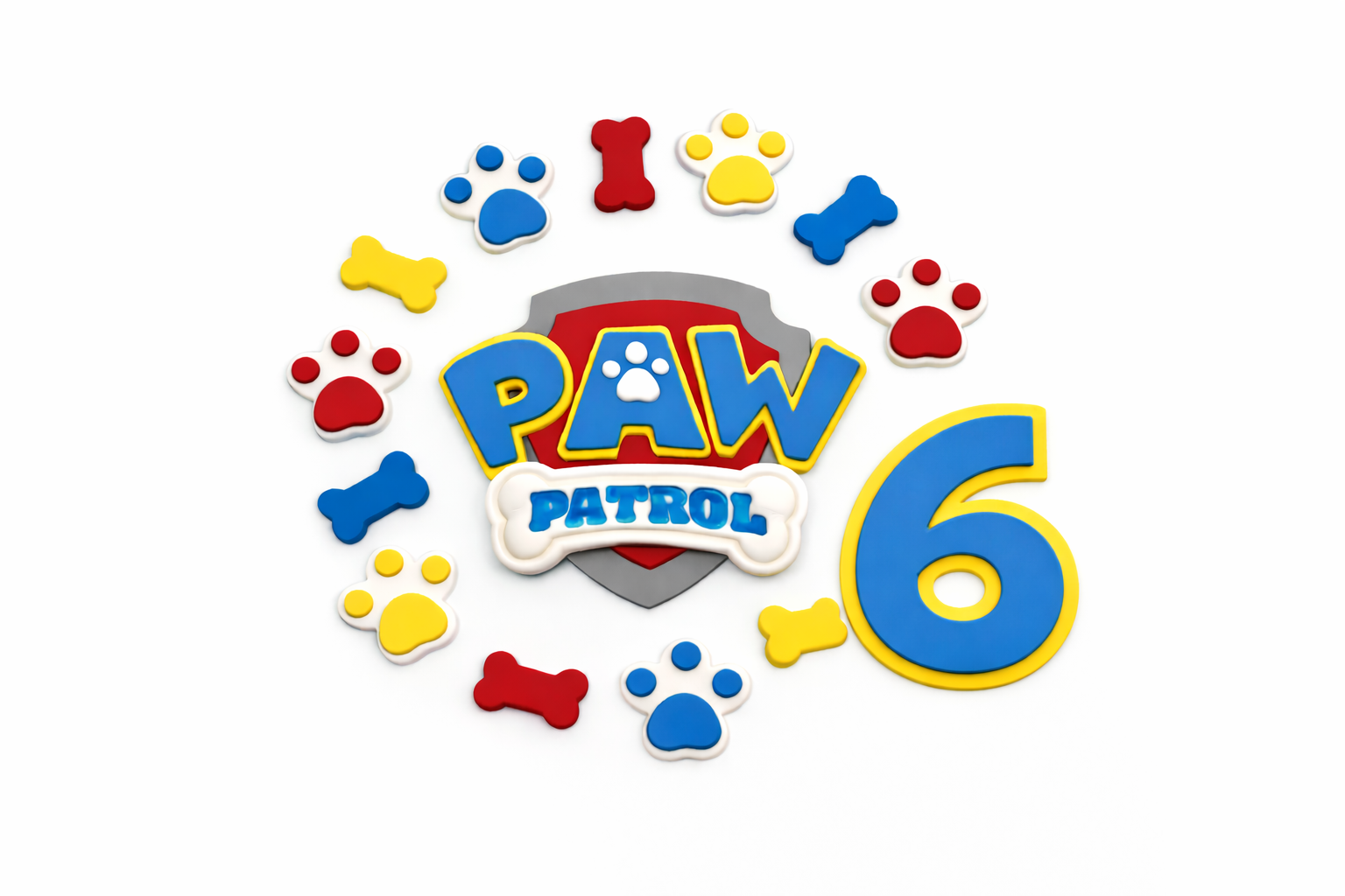Paw Patrol Edible Cake Topper Set - Choose your size logo