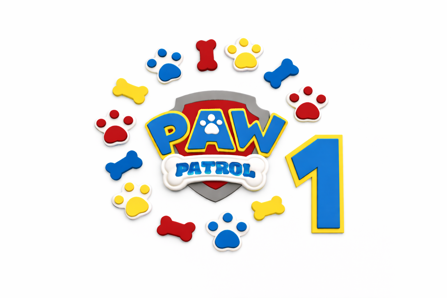 Paw Patrol Edible Cake Topper Set - Choose your size logo