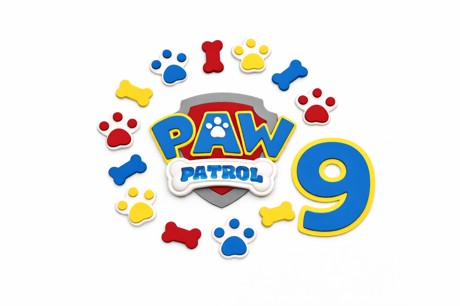 Paw Patrol Edible Cake Topper Set - Choose your size logo