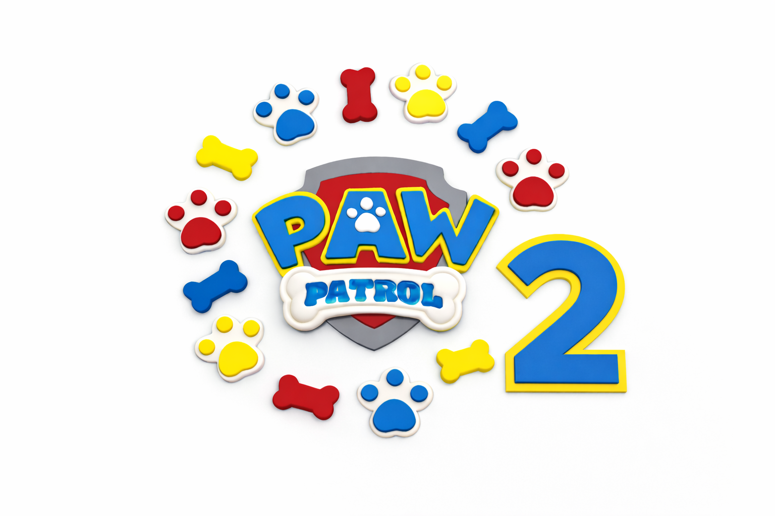 Paw Patrol Edible Cake Topper Set - Choose your size logo