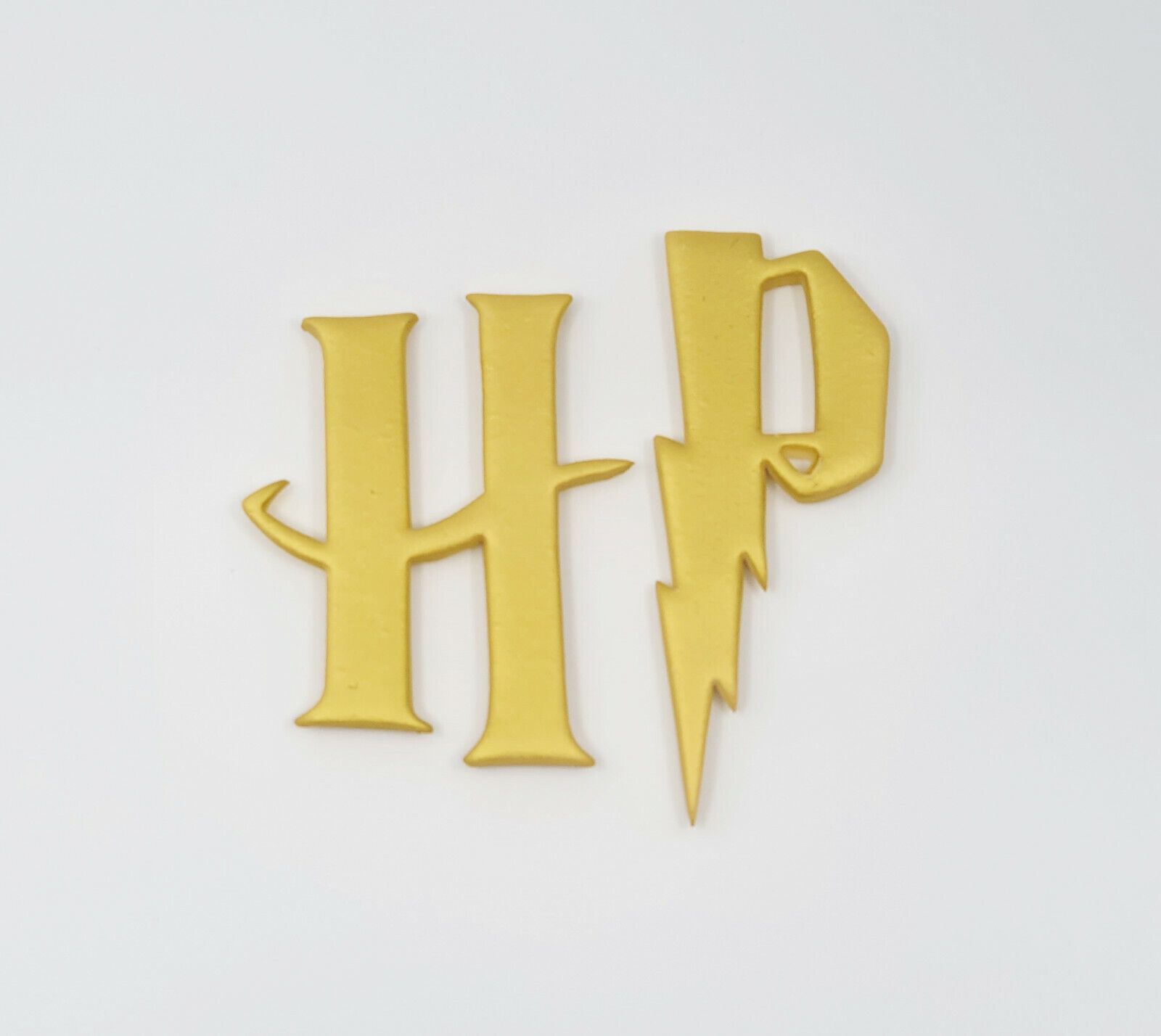 Harry Potter Inspired Logo - Edible Cake Decorations - GOLD or BLACK - 14cm