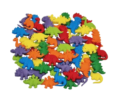 Dinosaurs - Mini Edible Cake/Cup Cake toppers - Choose your quantity Dinosaurs - Mini Edible Cake/Cup Cake toppers - Choose your quantity