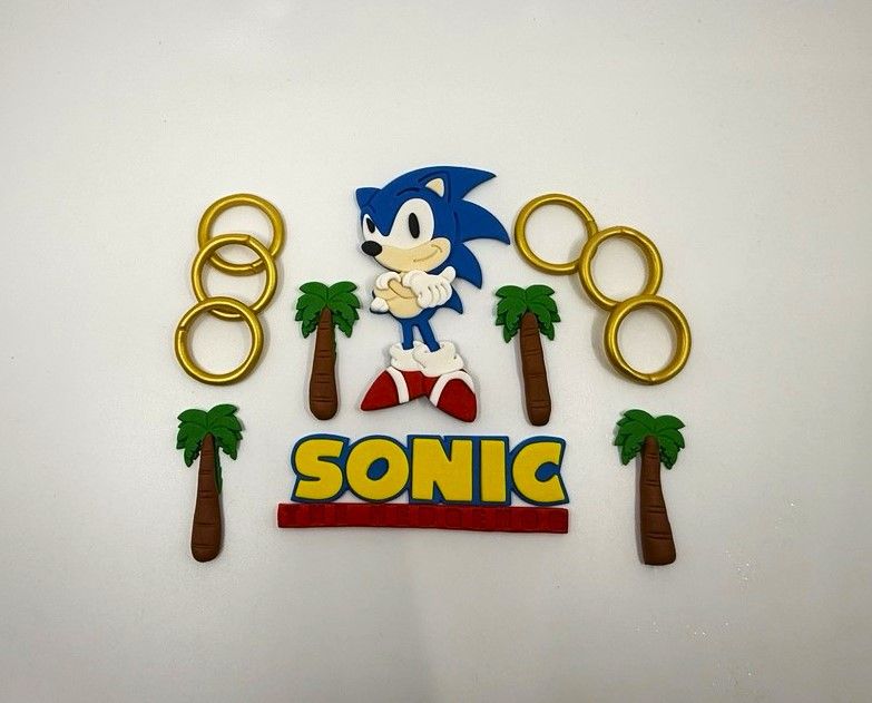 Sonic The Hedgehog - Cake Decorating Kit - AMAZING!!!