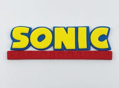 Sonic the Hedgehog Logo - Edible Cake Toppers - 9.5cm or 14cm wide Sonic the Hedgehog Logo - Edible Cake Toppers - 9.5cm or 14cm wide