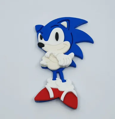 Sonic the Hedgehog - FULL BODY - Edible Cake Toppers - 1 x 14cm body - WOW!! Sonic the Hedgehog - FULL BODY - Edible Cake Toppers - 1 x 14cm body - WOW!!