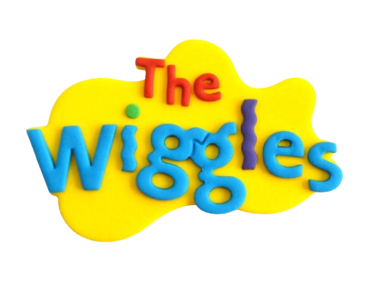 WIGGLES Inspired Logo - Edible Cake Decoration - 14cm wide