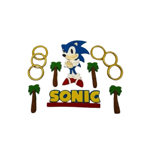 Sonic The Hedgehog - Cake Decorating Kit - AMAZING!!!